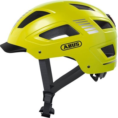 ABUS Hyban 2.0 Casque de v&eacute;lo Unisex, Jaune (Signal Yellow), l - 