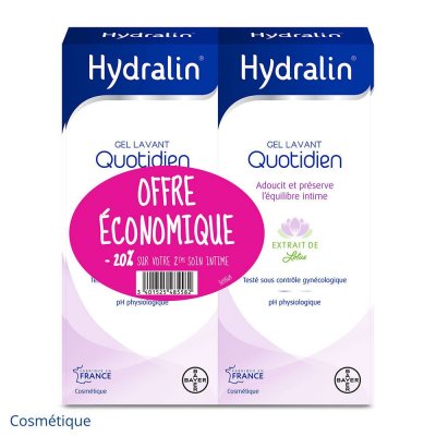 HYDRALIN  Quotidien lot de 2 flacons de 200ml