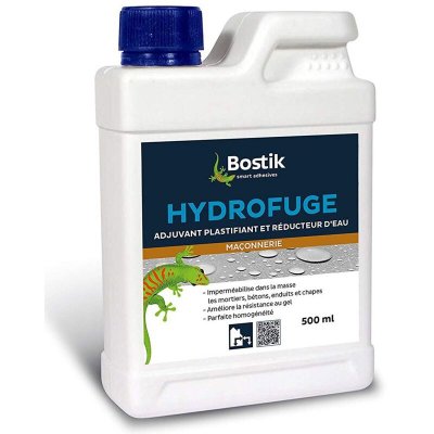 BOSTIK Hydrofuge Mortier Et B&eacute;ton Liquide Sol Et Mur 500ml
