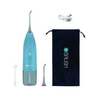 Y BRUSH Hydropulseur Y-Brush avec gratte langue Bleu
