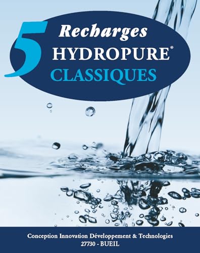 HYDROPURE  - 5 recharges filtrantes (filtre Classique) rc