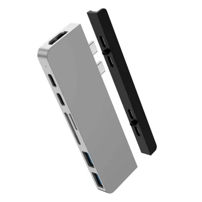 TARGUS Hyper HyperDrive DUO 7-en-2 USB-C Hub, Station d''accueil