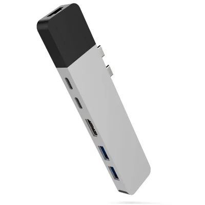 HYPER  NET Hub USB-C MacBookPro - Argent&eacute;