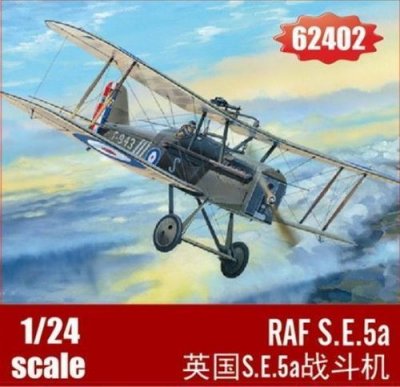 I LOVE KIT -1/24 RAF S.E.5a Kit de Maquette &agrave; l'&eacute;chelle, 062402