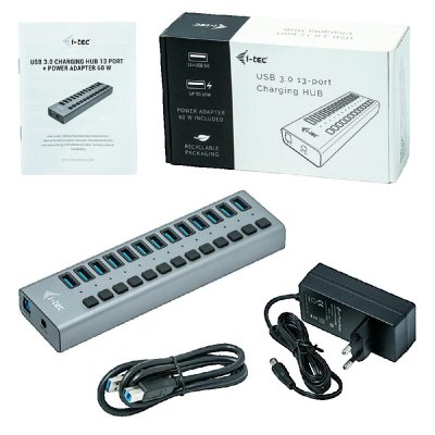 I TEC I-TEC USB 3.0 Charging Hub 13 Port + Power Adapter 60W 