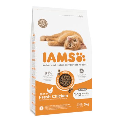 IAMS  Advanced Nutrition Kitten poulet pour chaton - 3 kg