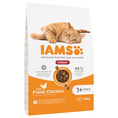 IAMS  for Vitality Adult Indoor poulet - lot % : 2 x 10 kg