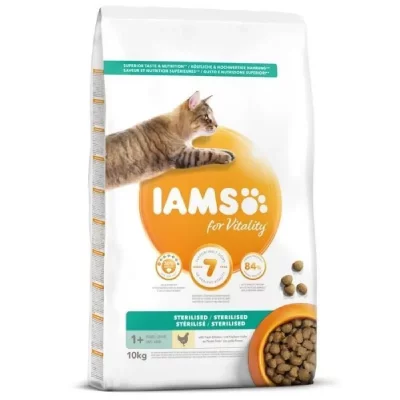 IAMS  for Vitality - Adult Sterilised Poulet pour Chat 2 x 10 kg