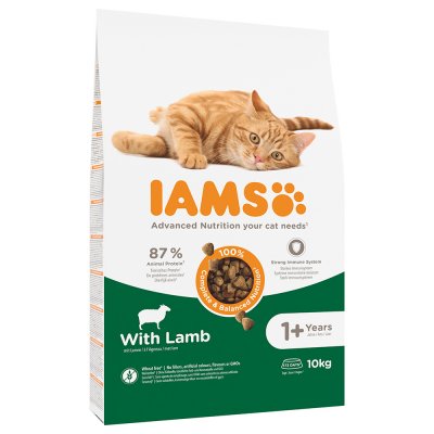 IAMS  for Vitality - Adulte &agrave; l'Agneau pour Chat 2 x 10 kg