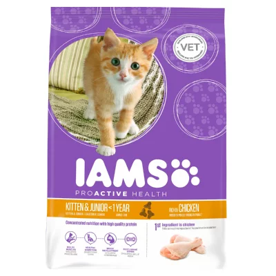 IAMS  for Vitality - Kitten au Poulet frais pour chaton 2 x 10 kg