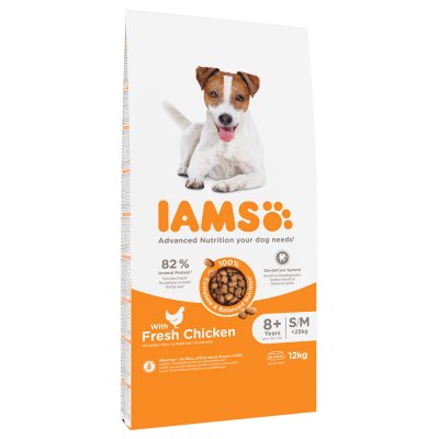 IAMS  for Vitality Senior Small & Medium Poulet pour chien 2 x 12 kg