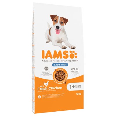 IAMS  for Vitality Weight Control poulet - lot % : 2 x 12 kg