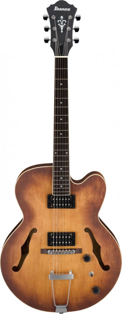 IBANEZ  af55-tf - tobacco flat - guitare &eacute;lectrique