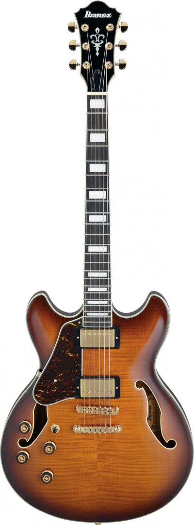 IBANEZ  As93fml-Vls - Violin Sunburst - Guitare &Eacute;lectrique Gaucher