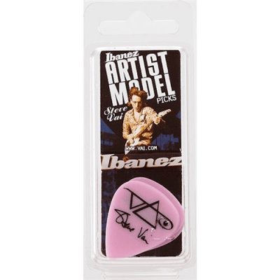 IBANEZ  B1000SV-MP Lot de 6 m&eacute;diators Signature Steve Vai, 1.0mm, Rose