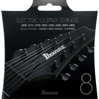 IBANEZ  Iegs8 - Jeu Guitare &Eacute;lectrique 8 Cordes - Super Light - 9-65