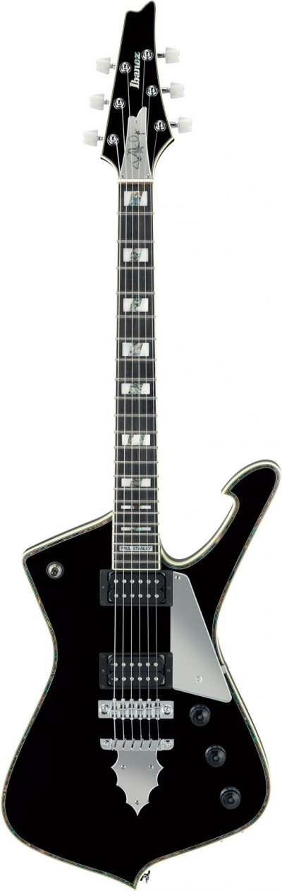 IBANEZ  Ps10bk - Paul Stanley Signature - Black - Guitare &Eacute;lectrique (+ &Eacute;tui)