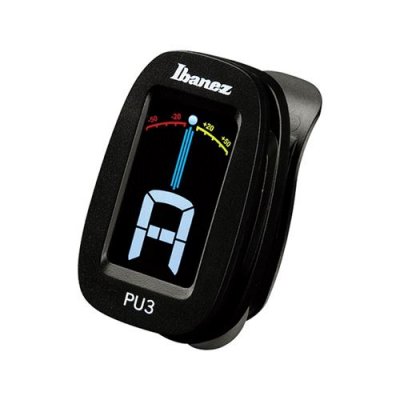 IBANEZ  Pu3-Bk - Accordeur Chromatique &Agrave; Pince - Noir