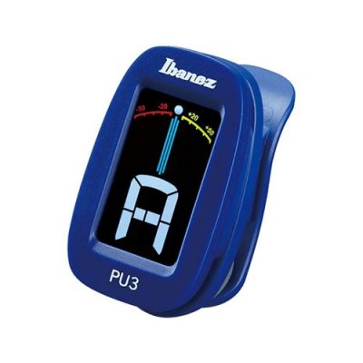 IBANEZ  Pu3-Bl - Accordeur Chromatique &Agrave; Pince - Bleu