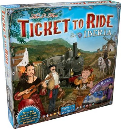 ASMODEE Iberia & Cor&eacute;e du Sud (Ext. Les Aventuriers du Rail) 