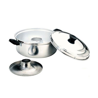 IBILI  100628 Faitout Four en aluminium poli 28 cm avec anses en bak&eacute;lite.