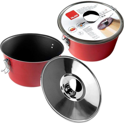 IBILI  356018 Moule &agrave; Pudding avec couvercle Venus 18 cm Aluminium