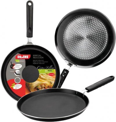 IBILI  405823 Po&ecirc;le &agrave; cr&ecirc;pes Indubasic 23 cm Aluminium
