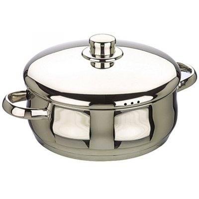 IBILI  662020 Oslo Faitout Bomb&eacute; avec couvercle Inox 20 cm