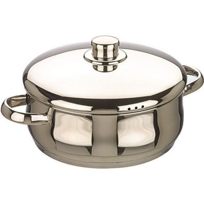 IBILI  662032 Oslo Faitout Bomb&eacute; avec couvercle Inox 32 cm