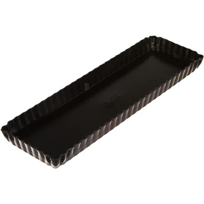 IBILI  Moule rectangulaire &agrave; fond amovible Moka . Couleur: Noir
