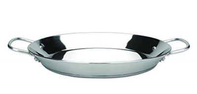 IBILI  - Po&ecirc;le &agrave; paella Premier, 34&nbsp;cm, Acier inoxydable, 6&nbsp;portions, Compatible avec l&rsquo;induction
