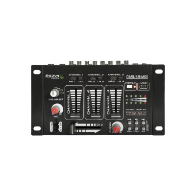 LOTRONIC Ibiza DJ21USB-MKII Table de mixage Noir