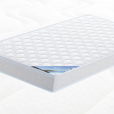 ALTOBUY Ibiza - Matelas Mousse 80x190cm Epaisseur 14cm - Blanc