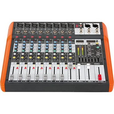 IBIZA  SOUND MX802 - Table de mixage 8 canaux USB & Bluetooth