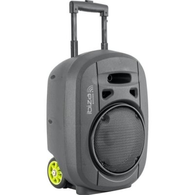 IBIZA  Sound PORT8VHF-MKII-TWS - Enceinte portable autonome USB, BT, SD