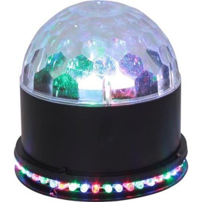 BOOST Ibiza UFO-ASTRO-BL Double Effet de lumi&egrave;re &agrave; LED RVB Noir