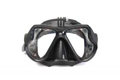 IBROZ  Masque Plong&eacute;e noir avec fixation pour cam&eacute;ra GoPro