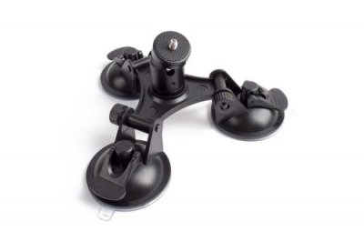 IBROZ  support triple ventouse pour gopro