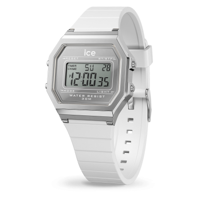 ICE WATCH ICE digit retro White Silver S