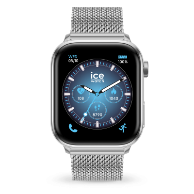 ICE WATCH ICE smart 3.0 rectangulaire 1.78 Silver Milanese M