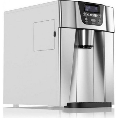 KLARSTEIN Ice Volcano 2G Machine &agrave; gla&ccedil;ons 12kg/24h - &eacute;cran LED - 2 tailles de gla&ccedil;ons - 100W - argent 