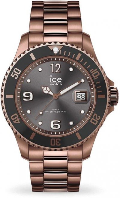 ICE WATCH  Steel Bronze Large 3h Watch Dor&eacute;