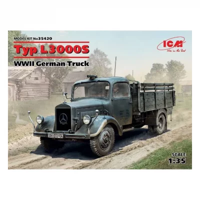 ICM  35420&nbsp;mod&egrave;le Kit Type L3000S, WWII German Truck, Jeu