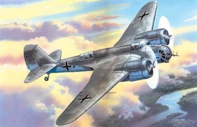 INCONNU ICM 72163&nbsp;&ndash;&nbsp;Avia L71, WWII German Air Force Bomber