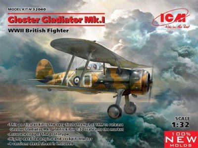 ICM  Gloster Gladiator Mk.I, Figh British Seconde Guerre mondiale-1.32
