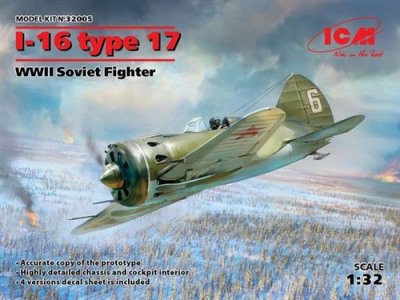 ICM  I-16 type 17, chasseur sovi&eacute;tique de la seconde guerre mondiale-
