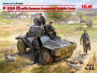  ICM ICM35382 1:35-P 204 (f) avec &eacute;quipage de v&eacute;hicule blind&eacute; Allemand