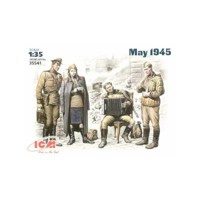 ICM  Soldats sovi&eacute;tiques au repos - Jeu de 4 figurines- 1/35 - Figuri