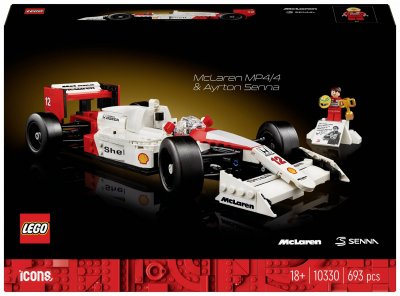 Icons 10330 - V&eacute;hicule Mc Laren MP4/4 + Figurine Ayrton Senna
