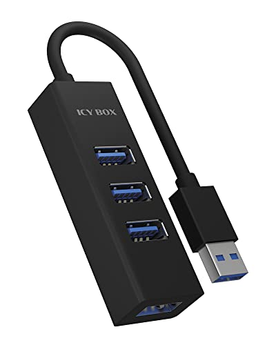 ICY BOX  Hub USB 3.0 4 ports - Noir